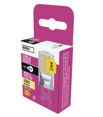 LED žárovka Classic JC / G9 / 4 W (40 W) / 470 lm / teplá bílá ZQ9544