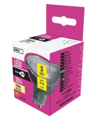 LED žárovka Classic MR16 / GU10 / 4,2 W (36 W) / 333 lm / teplá bílá ZQ8333