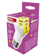 LED žárovka Classic R63 / E27 / 8,8 W (60 W) / 806 lm / teplá bílá ZQ7140