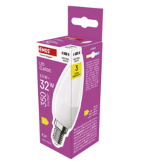 LED žárovka Classic svíčka / E14 / 2,5 W (32 W) / 350 lm / neutrální bílá ZQ3211