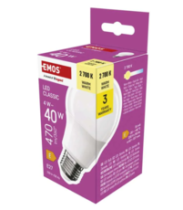 ZQ5E21 LED žárovka Classic A60 E27 4W (40W) 470lm teplá bílá