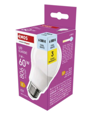 ZQ5E44 LED žárovka Classic A60 E27 7W (60W) 806lm Studená bílá