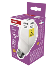 ZQ5E53 LED žárovka Classic A60 E27 9,5W (75W) 1055lm neutrální bílá