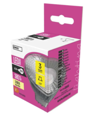 LED žárovka Classic MR16 / GU5,3 / 4,5 W (28 W) / 380 lm / teplá bílá ZQ8433