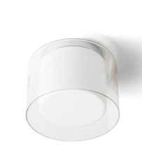 RED R13684 VENICE 23 stropní čiré sklo/opálové sklo/chrom 230V E27 20W IP44 - RED - DESIGN