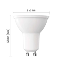 LED žárovka Basic MR16 / GU10 / 2,9 W (25 W) / 250 lm / teplá bílá ZL8F02