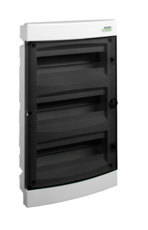 Rozvodnice zápustná NOARK 106198 PNF 3x18T, průhledné dveře, IP40