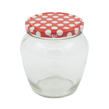 Sklenice zavařovací 550ml TWIST 82 + víčka PUNTÍK 8ks