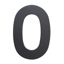 Číslo domovní č.0 75mm nerez ČER