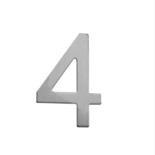 Číslo domovní STAR č.4 75mm nerez