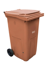 Popelnice na BIO odpad 240L UH hnědá s roštem