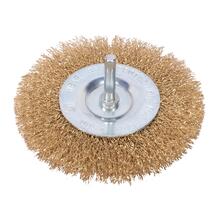 Kartáč radiální vlnitý,válcová stopka ,100mm