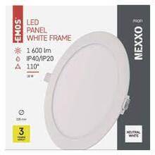 LED vestavné svítidlo NEXXO kruh bílé 18W neutrální bílá ZD1145