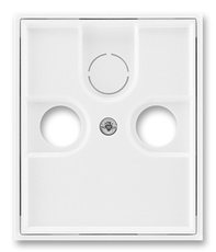 5011E-A00300 01 KRYT TV+R+SAT, ELEMENT, BÍLÁ/LED.BÍLÁ