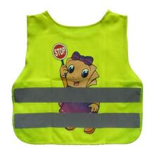 Vesta výstražná reflexní dětská HOLKA žlutá