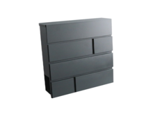 Schránka pošt. BRICKS 370x370x105mm antracit