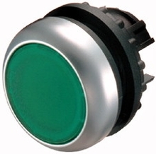 EATON hlavice tlačítková M22-DL-G prosvětlená zapuštěná bez aretace zelená 216927