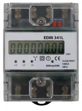 Elektroměr 5-80A,1-tarif,3-fázový,LCD displej,4M/DIN EDIN 341L