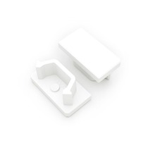 Koncovka LED profilu AVA 
BASELYTE-10 LOW ,bílá, 3-314