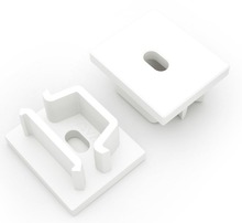 Koncovka LED profilu 
AVA MAGLYTE-10 s otvorem, bílá , 
3-302