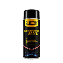 High Temperature 800°C žáruvzdorný stříbrný 400ml DISTYK