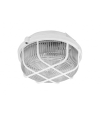 PANLUX SKP-100/B KRUH přisazené stropní a nástěnné kruhové svítidlo 100W bílá, transp.