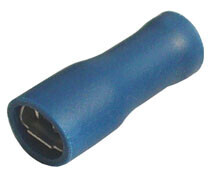 Objímka plochá celoizolovaná, průřez 1,5-2,5mm2 / 4,8x0,8mm PVC dle UL (BF-F408P)