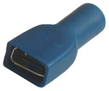 Objímka plochá celoizolovaná, průřez 1,5-2,5mm2 / 6,3x0,8mm PVC dle UL, obdélníkový tvar