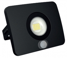 LED reflektor s PIR čidlem LFI FLOOD FLS-10BD 10W, 1000lm, 5000K IP65