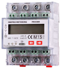INEPRO Elektroměr PRO380-Mod 0,25-100A MID