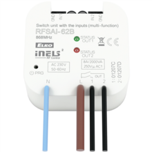 RFSAI-62B | Dvoukanálový spínací bezdrátový prvek se vstupem pro tlačítko
