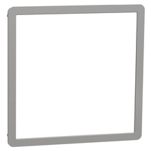 Schneider NU230030 Unica Studio Outline Dekorativní rámeček, Aluminium