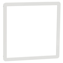 Schneider NU230018 Unica Studio Outline Dekorativní rámeček, Bílý