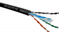 Kabel OPTRONET CAT6 U/UTP PE SOL AWG23 4x2x0,55 venkovní