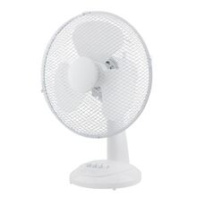 Stolní ventilátor 30 cm, 3 rychlosti, bílý, 40 W