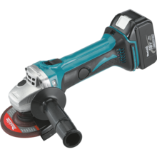 MAKITA DGA452RTJ Aku úhlová bruska 115m Li-on 18V/5, 0Ah, systainer