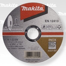 MAKITA B-12273 řezný kotouč 230x1,9x22 nerez