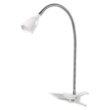 Solight LED stolní lampička, 2.5W, 3000K, clip, bílá barva WO33-W