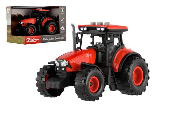 Traktor ZETOR/setrvačník/zvuk, světla/14cm/Teddies Traktor ZETOR/setrvačník/zvuk, světla/14cm/Teddies 1
