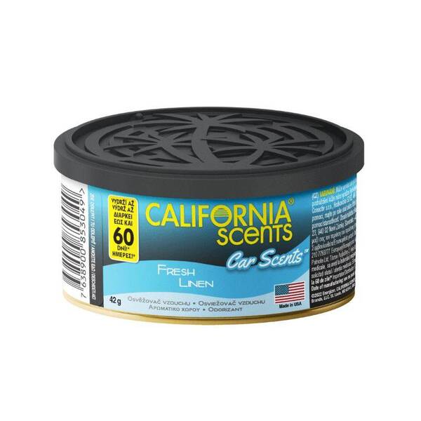 California vůně do auta Fresh Linen-čerstvě vypráno 1