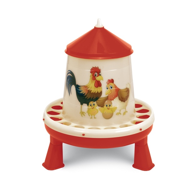Krmítko pro drůbež s nožičkami Šťastná slepice 4kg - 17569 1