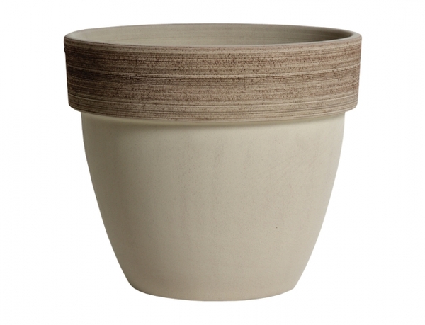 Květináč PALLADIO d30x26h/vulcano-šedý 1