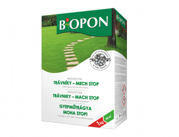 Hnojivo Trávník-mech stop 1kg Bopon 1