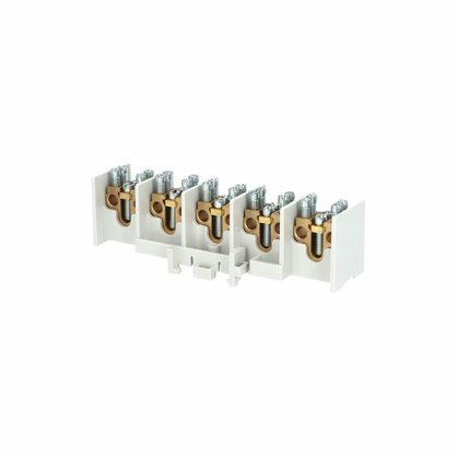 Svorkovnice stoupací HAK/5/25, nekrytá, 80A, 5pól., každý pól 1x25mm2 a 2x16mm2, na DIN 1