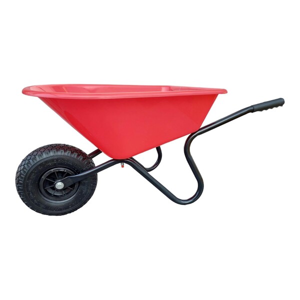 Kolečko dětské zahradní KID červené PVC korba 20L 1