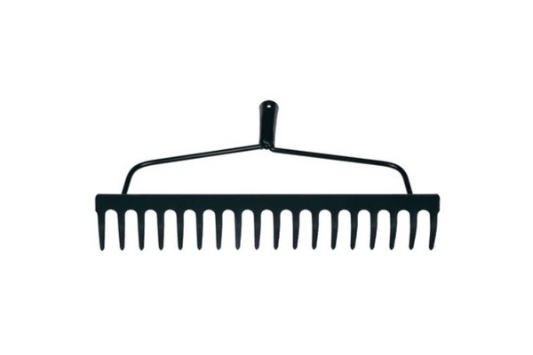 Hrábě kovové s výstuží 18zubů 1