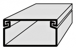Lišta PVC 40x20 2m EIP POLYPROFIL 1
