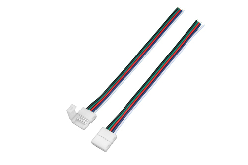 RGBW přípojka 1x click pro LED pásek s kabelem 1