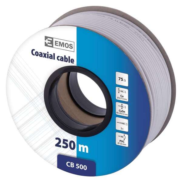 Koaxiální kabel CB500, 250m S5253 1