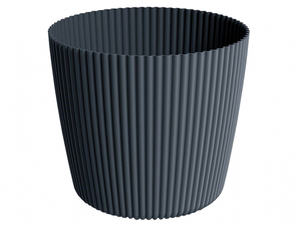 Obal MILLY ROUND d20x17cm/DMI200/antracit Obal MILLY ROUND d20x17cm/DMI200/antracit 1